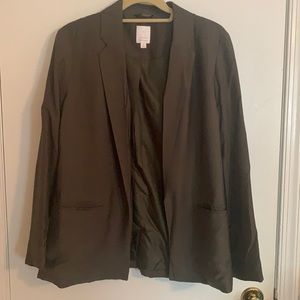 Lauren Conrad Blazer, Dark Olive Geen. Size Large.